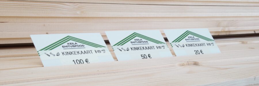 Kinkekaardid Keila Ehituspoest