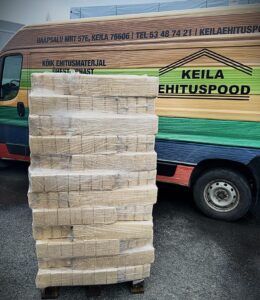 Okaspuu puitbrikett 1000kg 200€